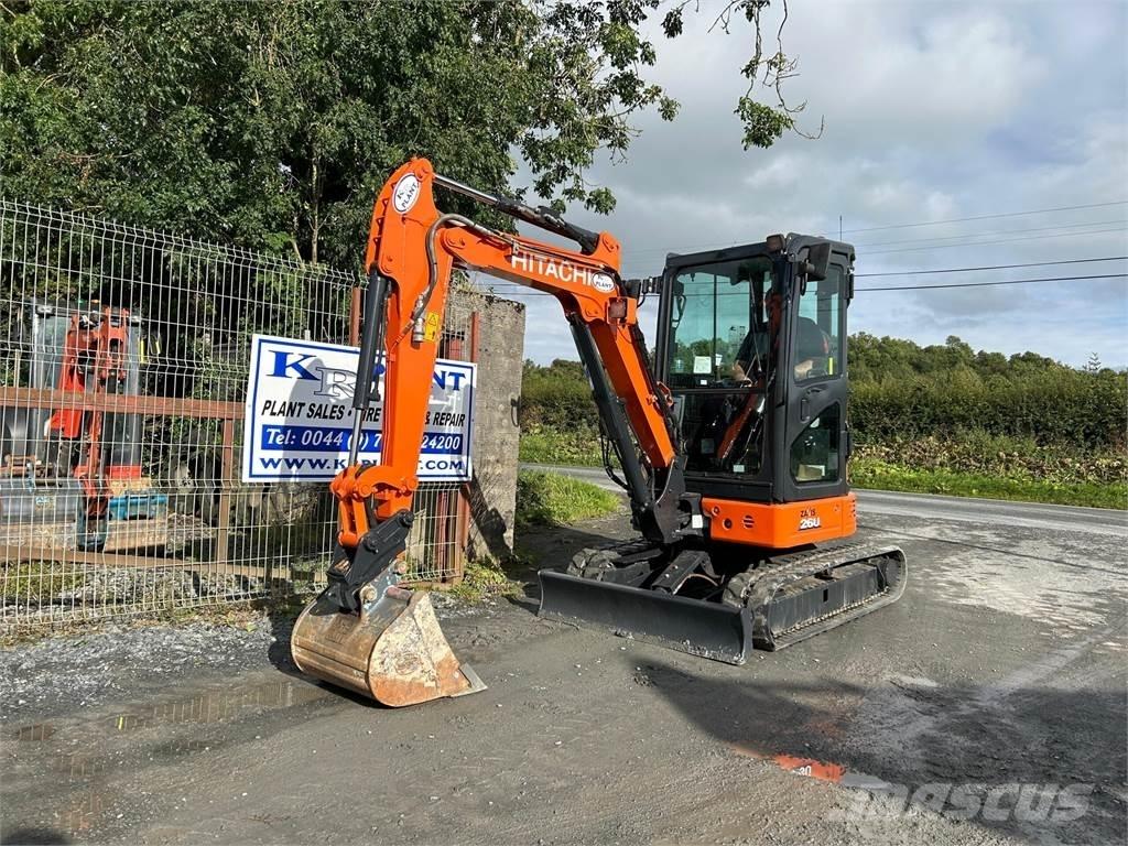 Hitachi 2019 ZX26U-6 Koparki gąsienicowe