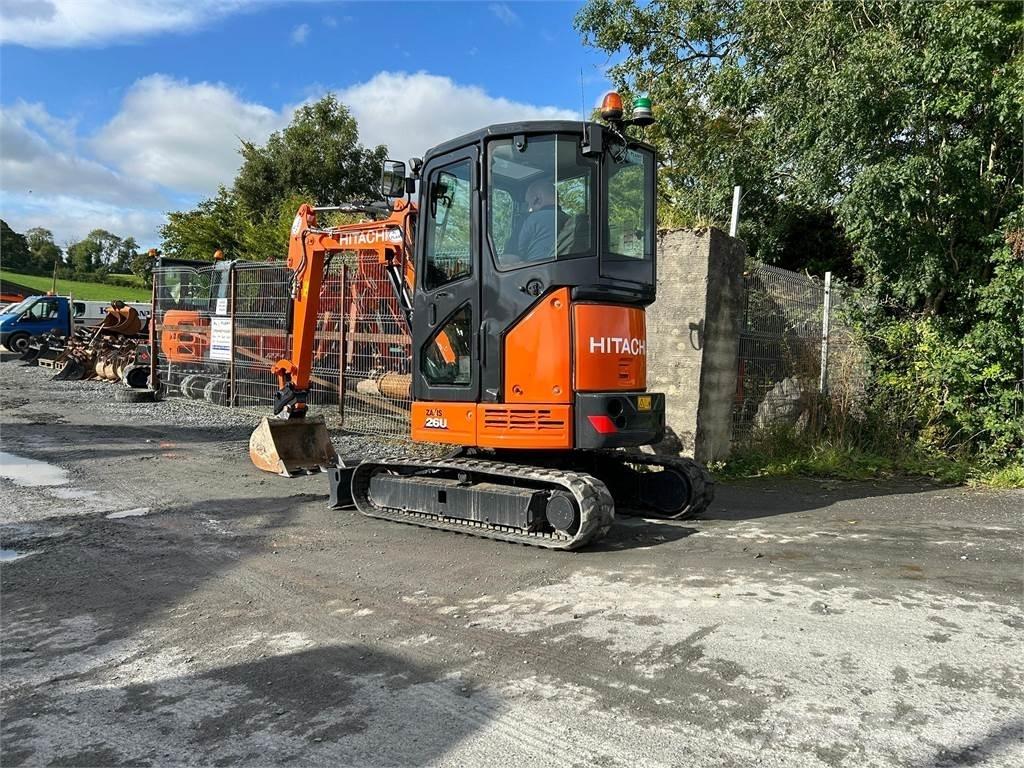 Hitachi 2019 ZX26U-6 Koparki gąsienicowe