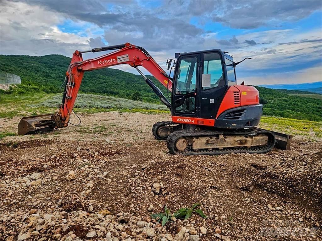 Kubota KX080-4 Minikoparki