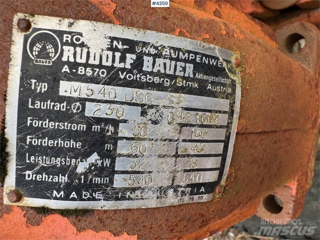 Bauer M540 Cysterny do szlamu