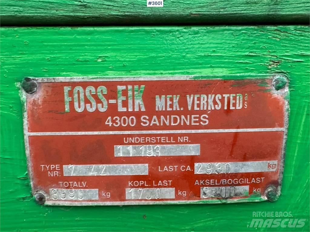 Foss-Eik 4T Przyczepy zbożowe