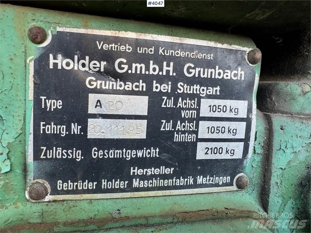 Holder A 20 Ciągniki rolnicze