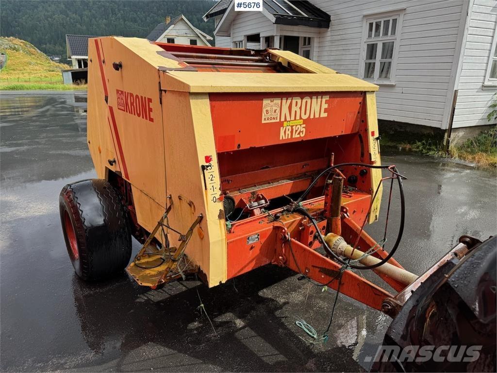 Krone KR 125 Inny sprzęt żniwny