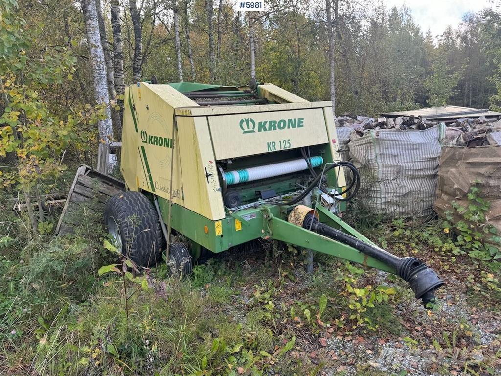 Krone KR 125 Inny sprzęt żniwny