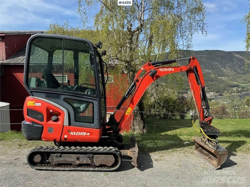 Kubota KX019 Koparki gąsienicowe