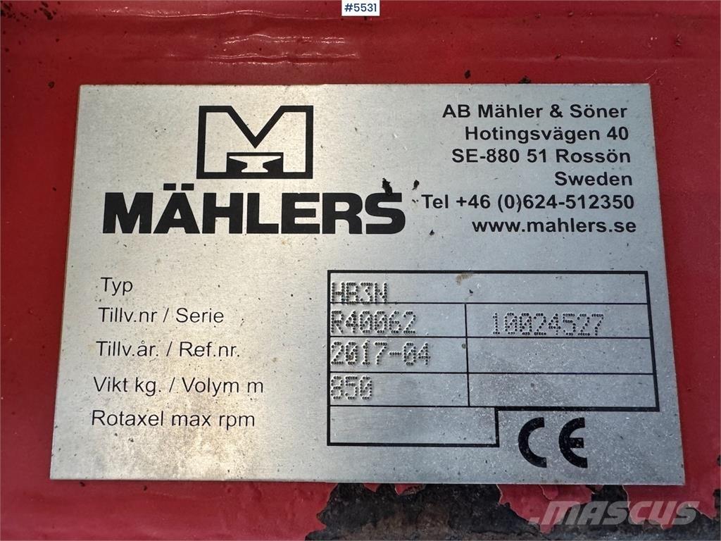 Mählers HR3N Lemiesze i pługi śnieżne
