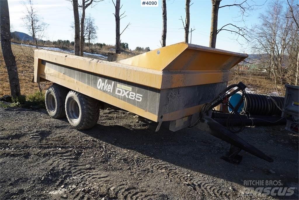 Orkel DX85 Przyczepy zbożowe
