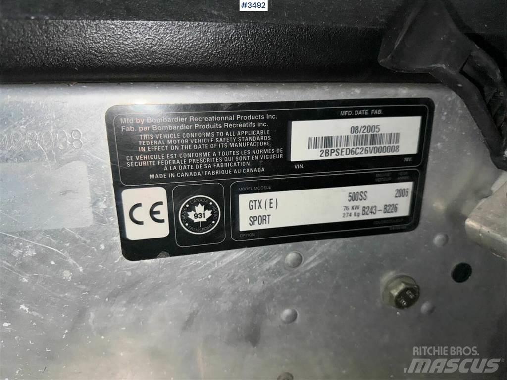 Ski-doo GTX Pojazdy terenowe