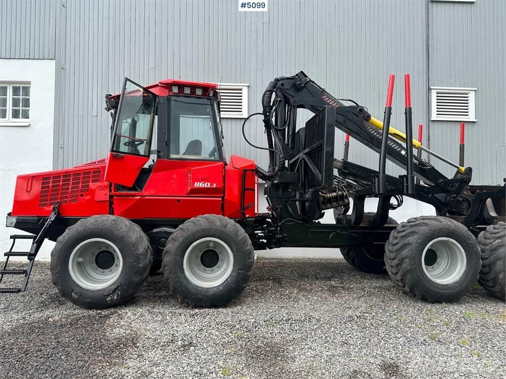 Valmet 860 lll Żurawie do forwarderów