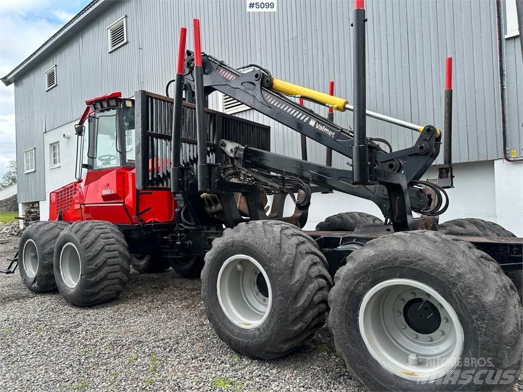 Valmet 860 lll Żurawie do forwarderów