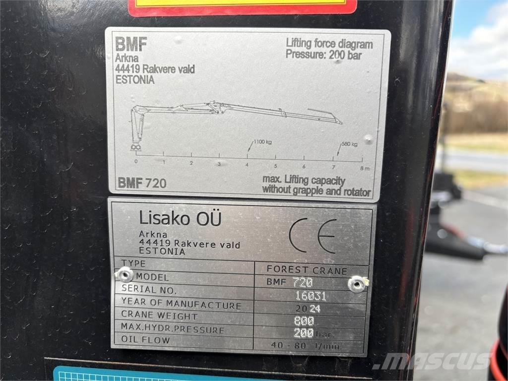 BMF 10T2+720 Przyczepy leśne