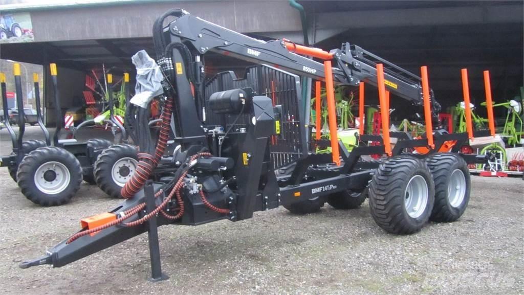 BMF 14T2 + 850 HP Przyczepy leśne