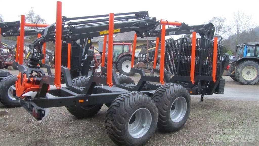 BMF 14T2 + 850 HP Przyczepy leśne
