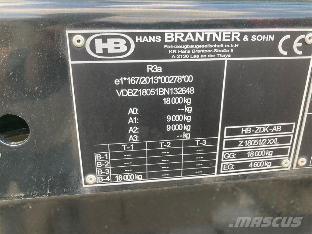 Brantner Z18051/2X Wywrotki rolnicze
