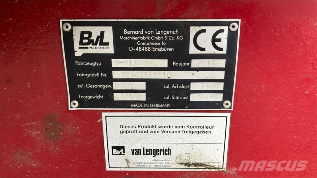 BvL V-MIX 10N Maszyny rolnicze - Inne
