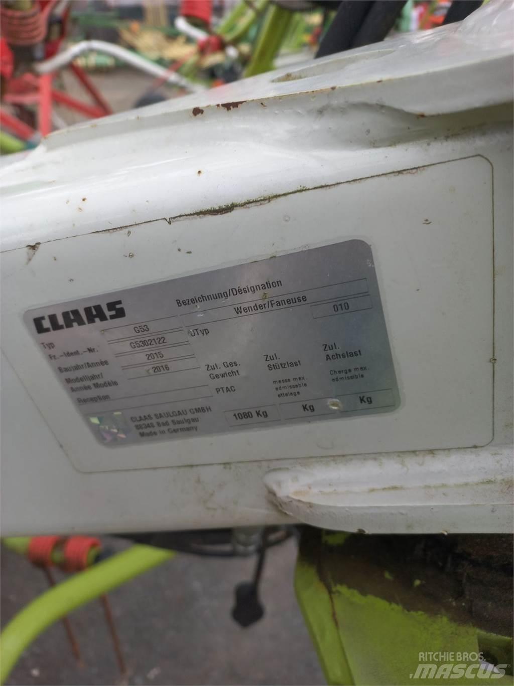 CLAAS Volto 800 Zgrabiarki i przetrząsacze