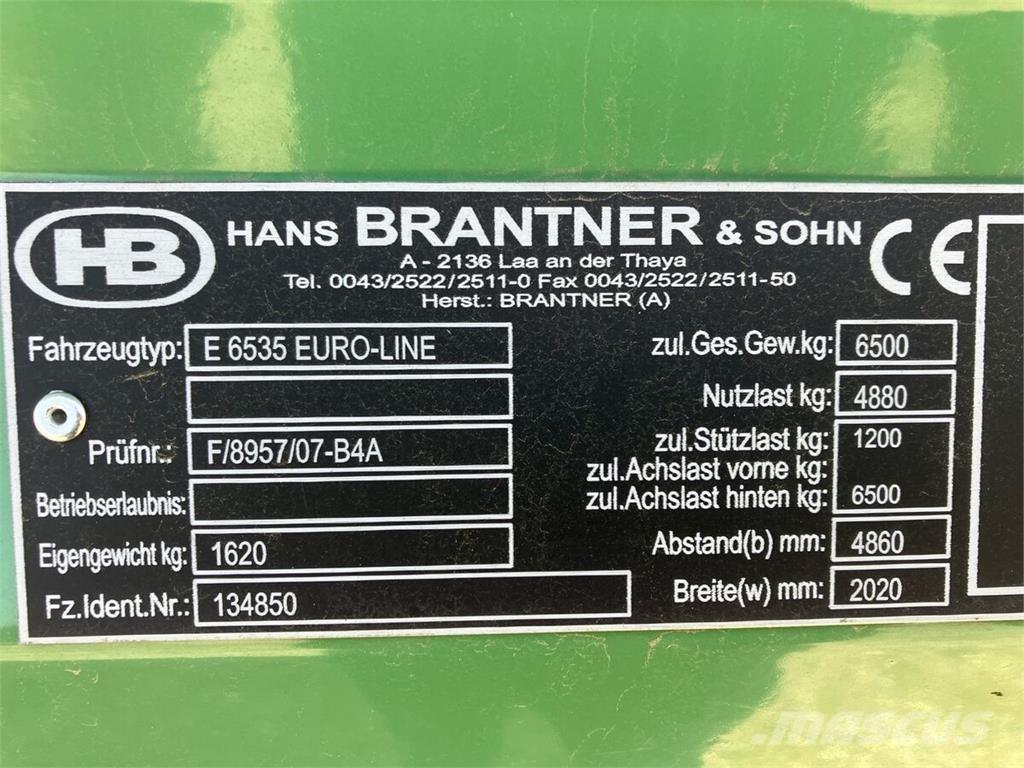  E 6535 Euro-Line Inne przyczepy
