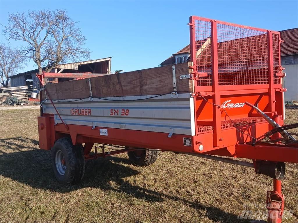 Gruber SM 380 Rozrzutnik obornika