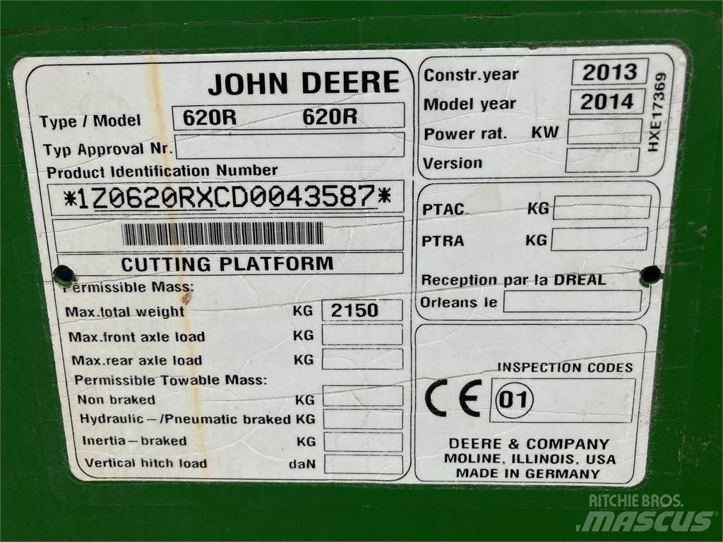 John Deere 620R Akcesoria do kombajnów zbożowych