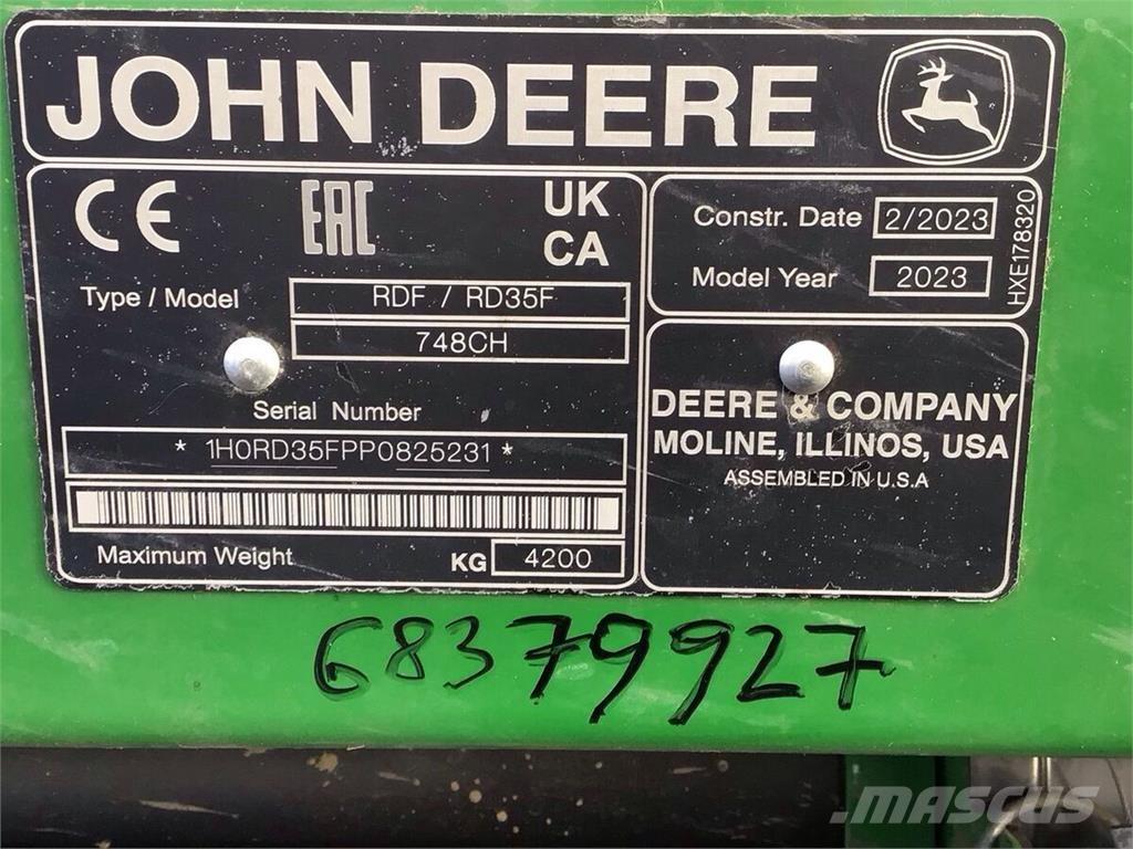 John Deere S 780 Kombajny zbożowe