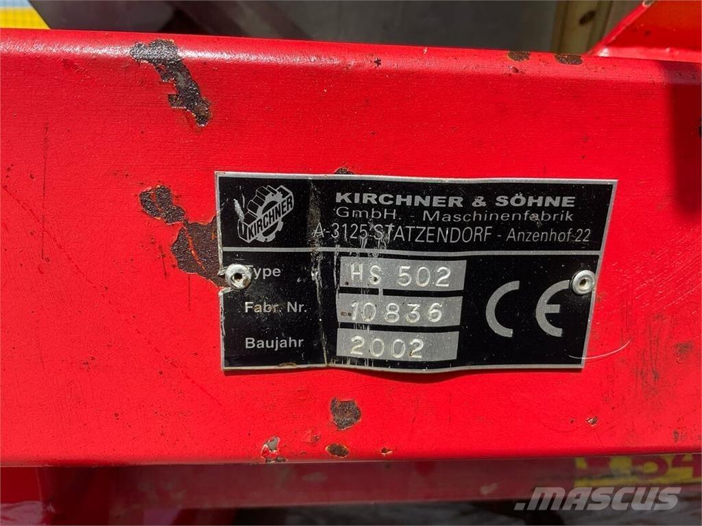 Kirchner HS502 Inne maszyny do nawożenia