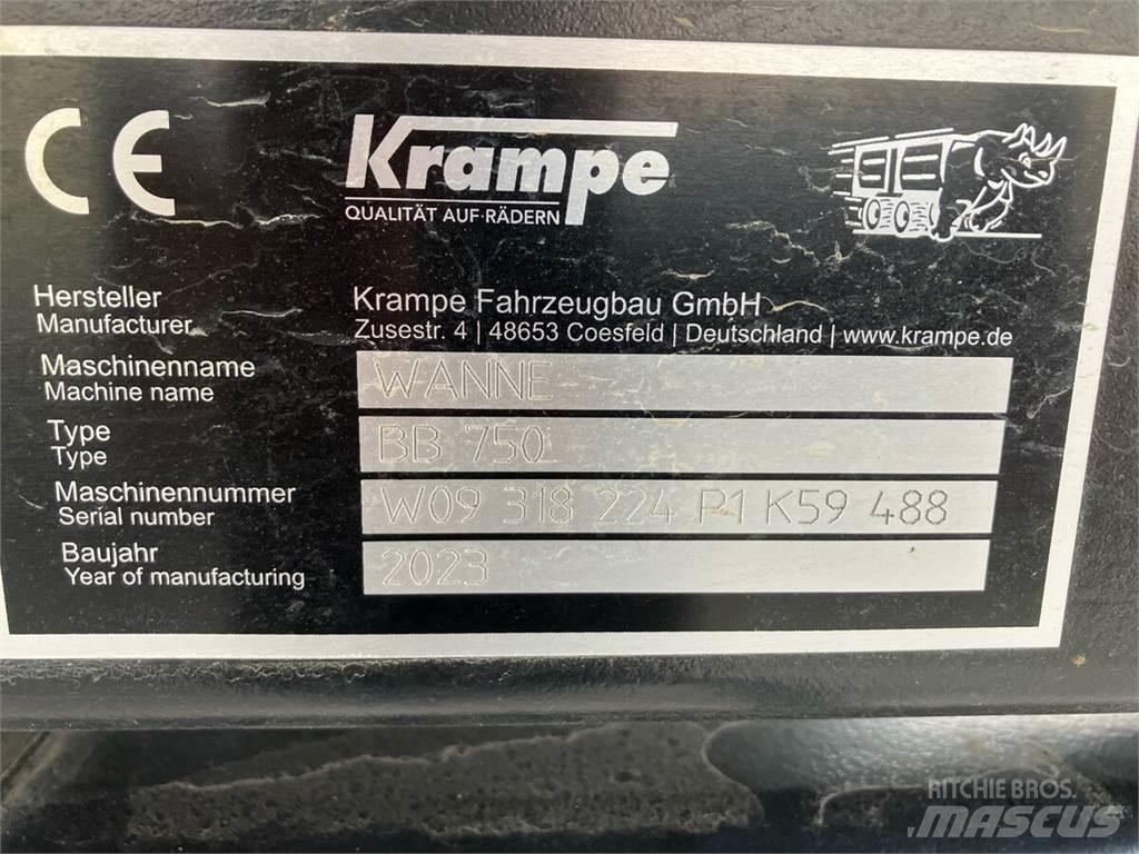 Krampe BigBody 750 Wywrotki rolnicze
