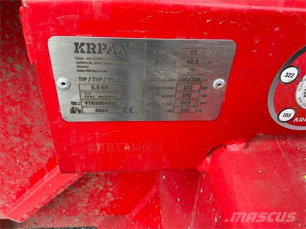 Krpan 8.5 EH Wciągarki