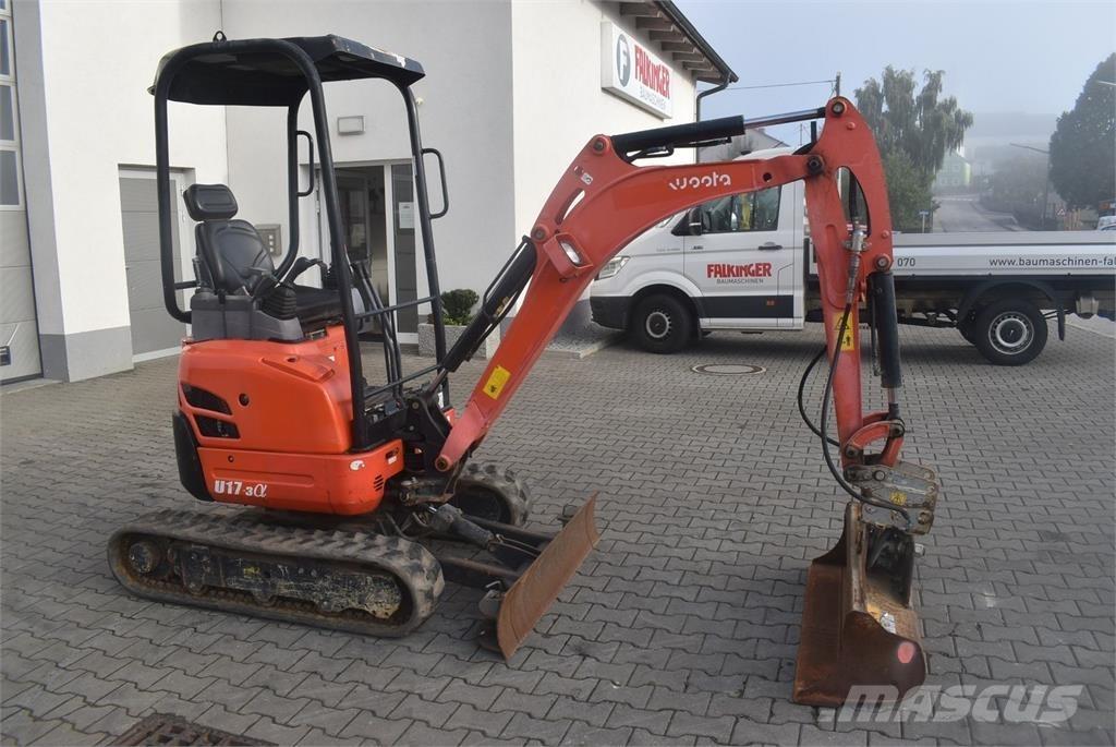 Kubota U17-3a Minikoparki