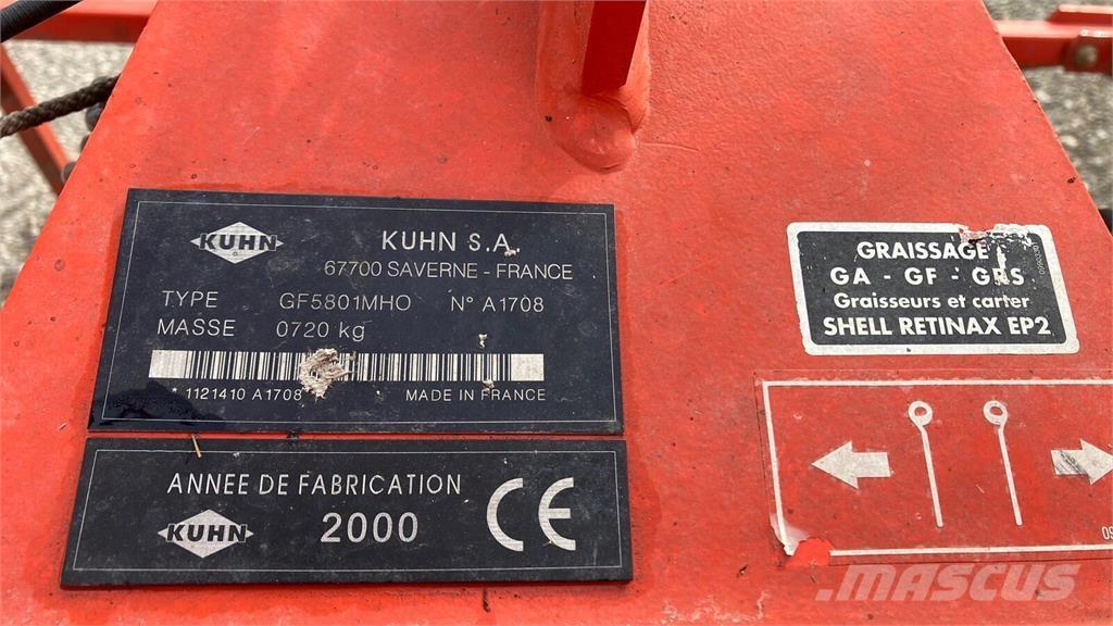 Kuhn GF 5801 MHO Zgrabiarki i przetrząsacze