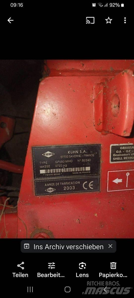 Kuhn GF 5801 MHO Zgrabiarki i przetrząsacze