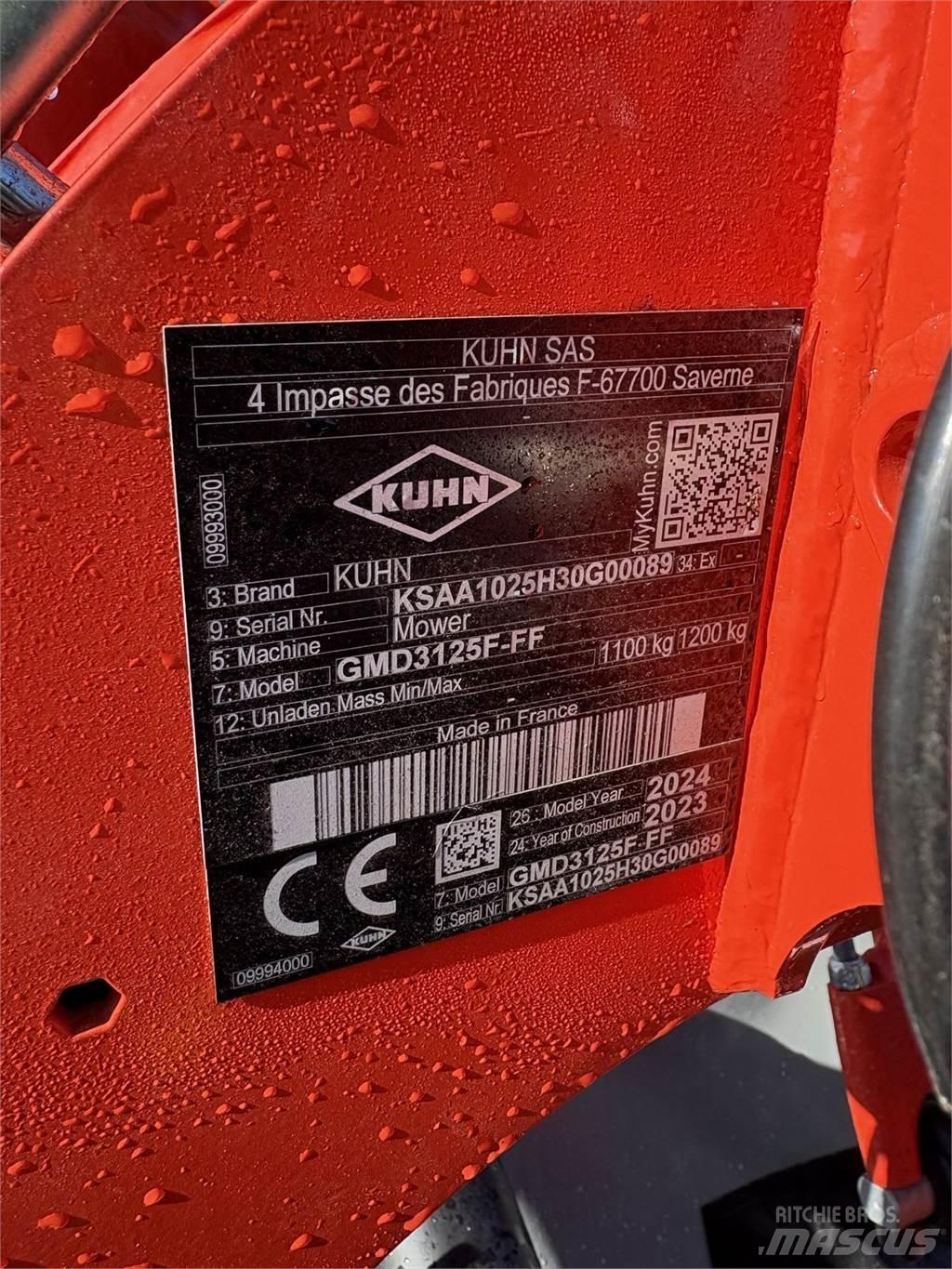Kuhn GMD 3125 F - FF Kosiarki
