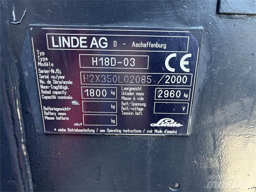 Linde H 18 D Wózki widłowe inne