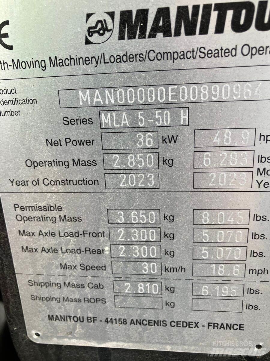 Manitou MLA 5-50 Ładowacze i koparki czołowe