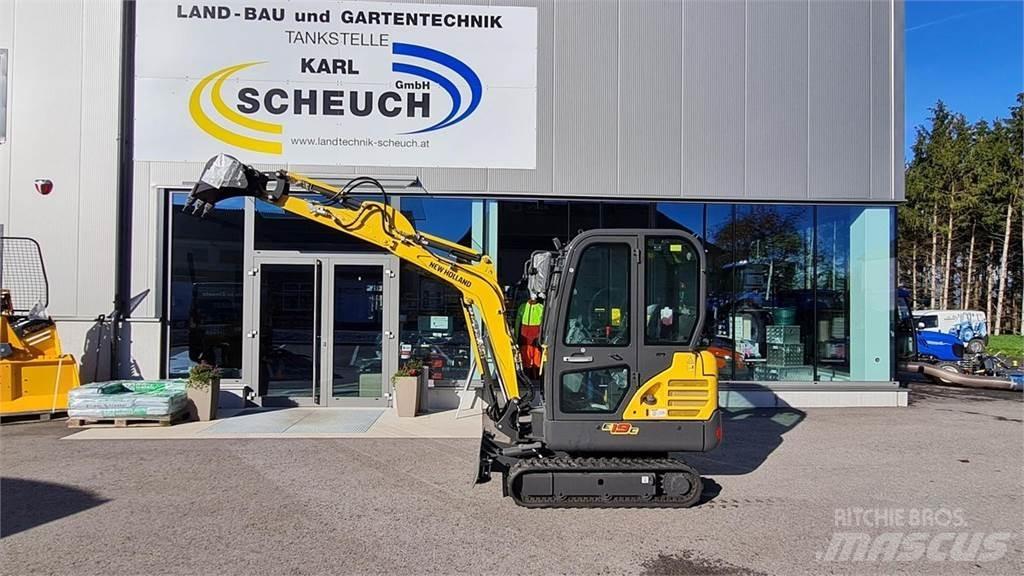 New Holland E19C Minikoparki