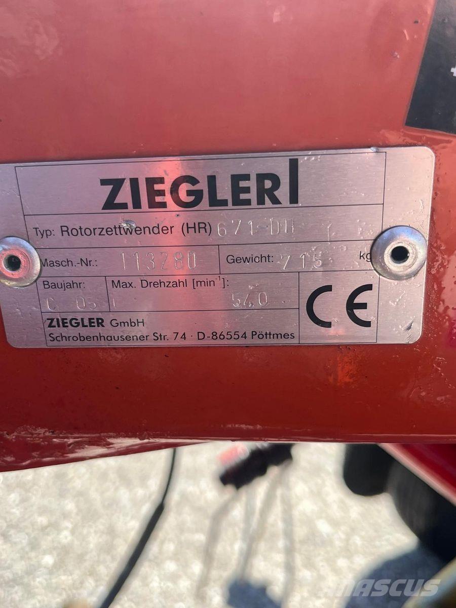 Niemeyer HR 6.71 DH Zgrabiarki i przetrząsacze
