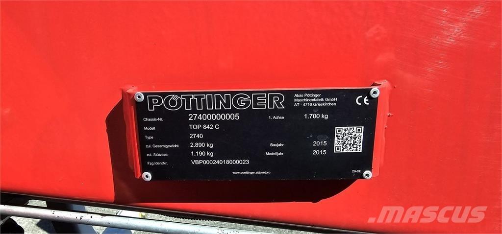 Pöttinger TOP 842C Pokosówki