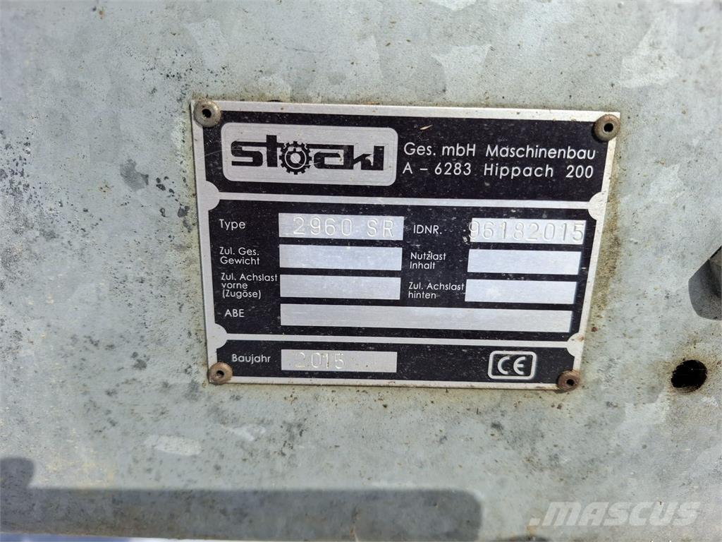  Stöckl 2960 SR Rozrzutnik obornika