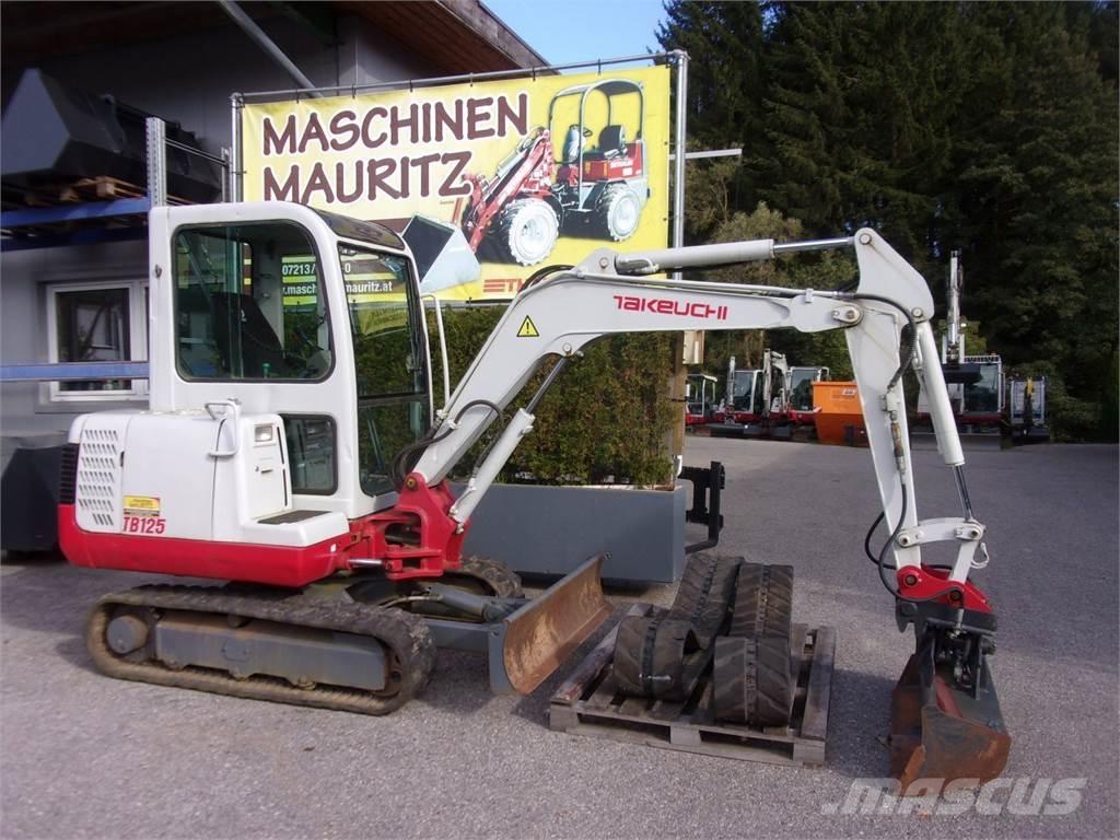 Takeuchi TB125 Minikoparki