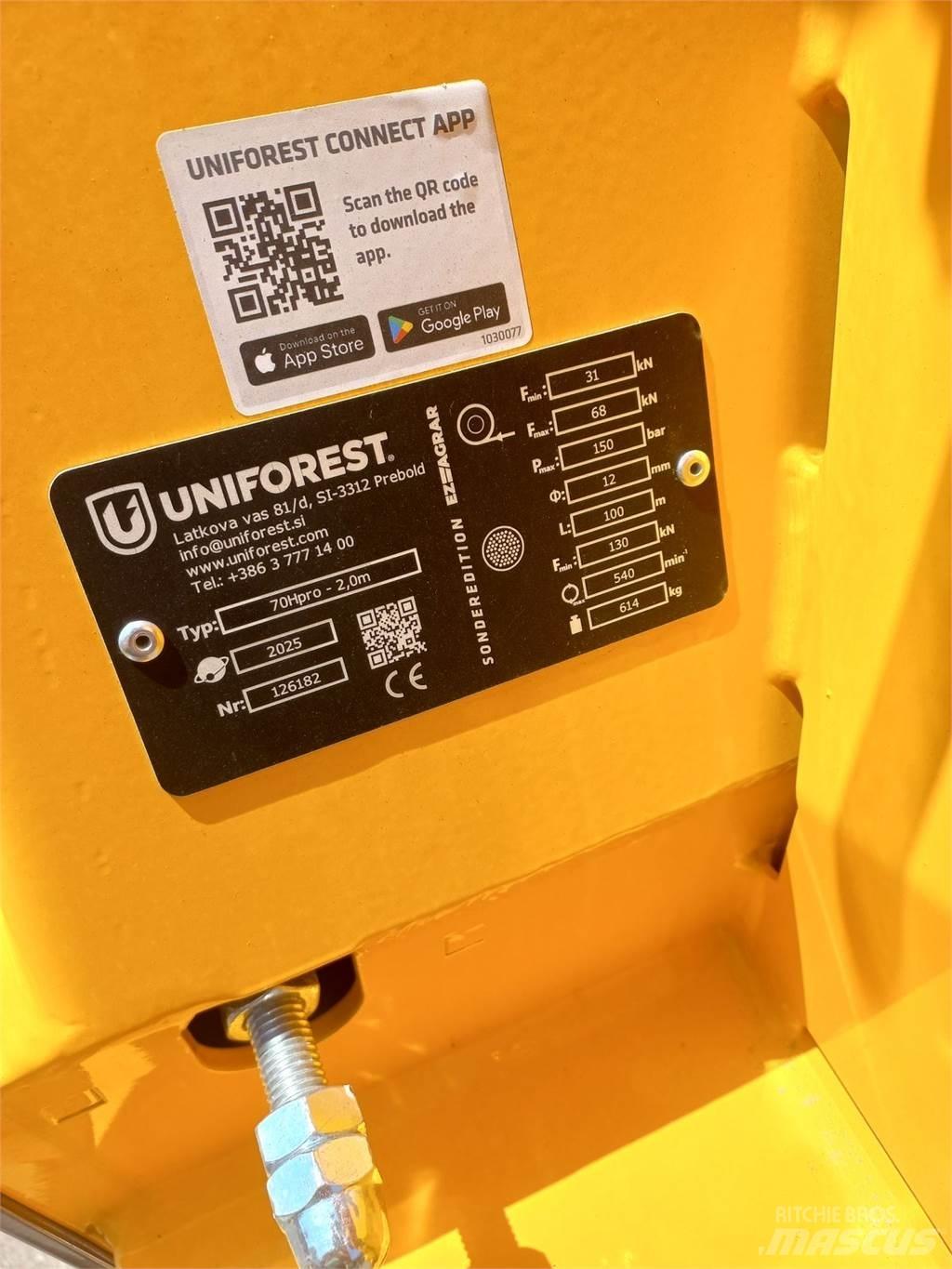 Uniforest 70 HPRO Wciągarki
