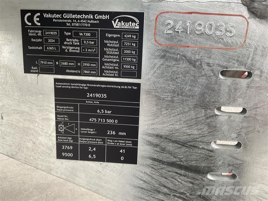  Vakutec VA 7300 Cysterny do szlamu