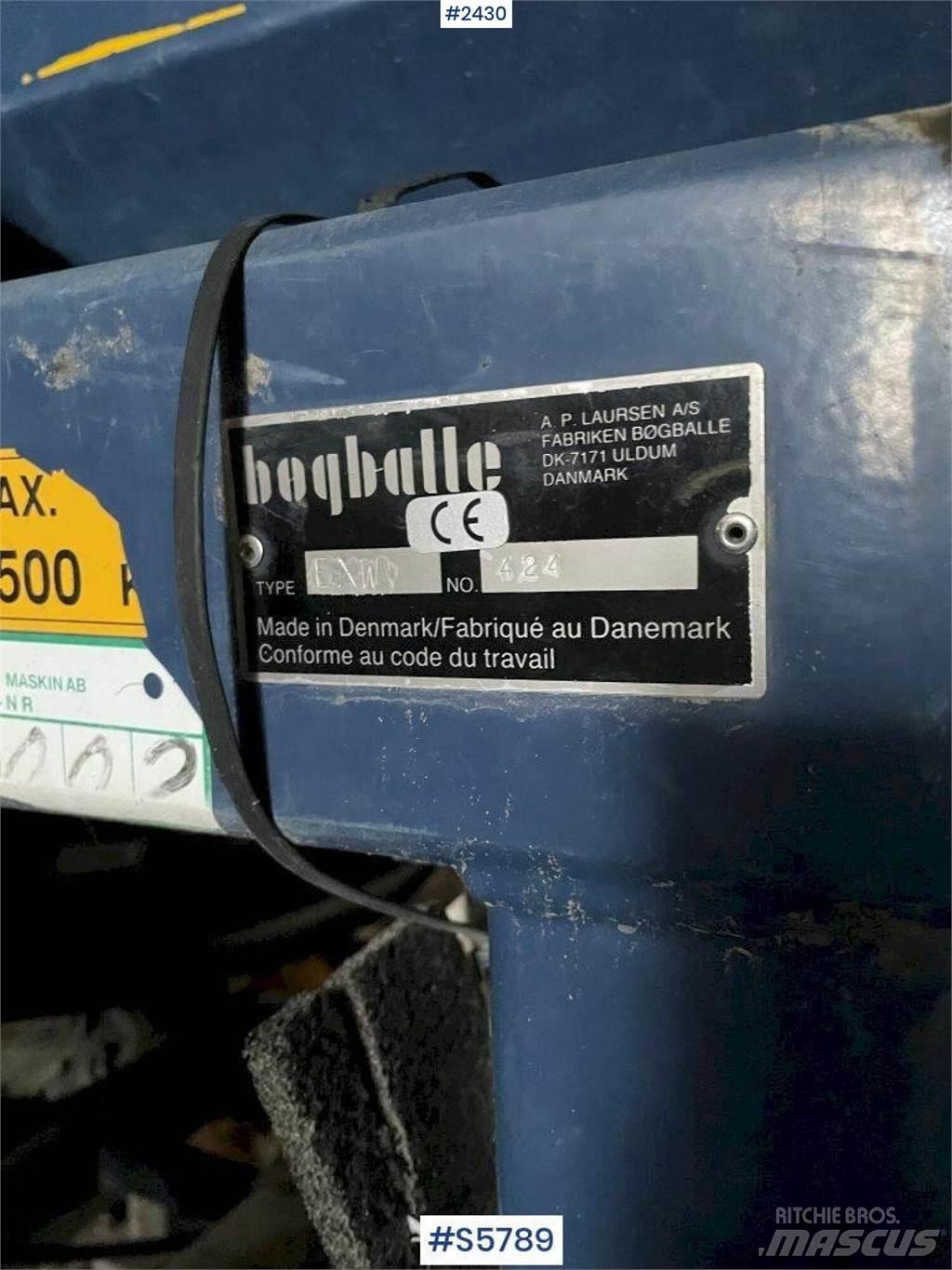 Bogballe EXW 1000 Inne maszyny do nawożenia