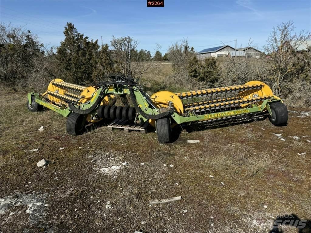 Elho V-Twin 600 Zgrabiarki i przetrząsacze