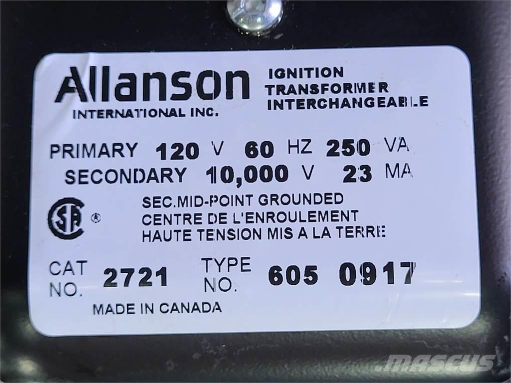  ALLANSON 2721 Maszyny budowlane - Inne