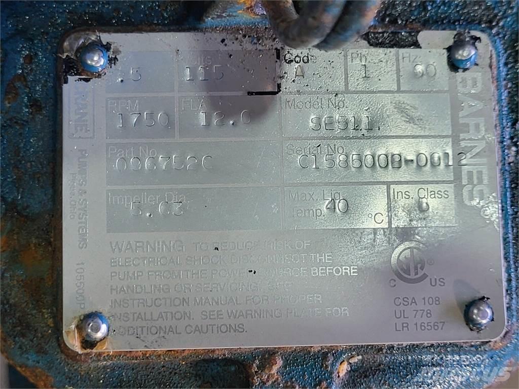  BARNES SE511 Pompy wodne
