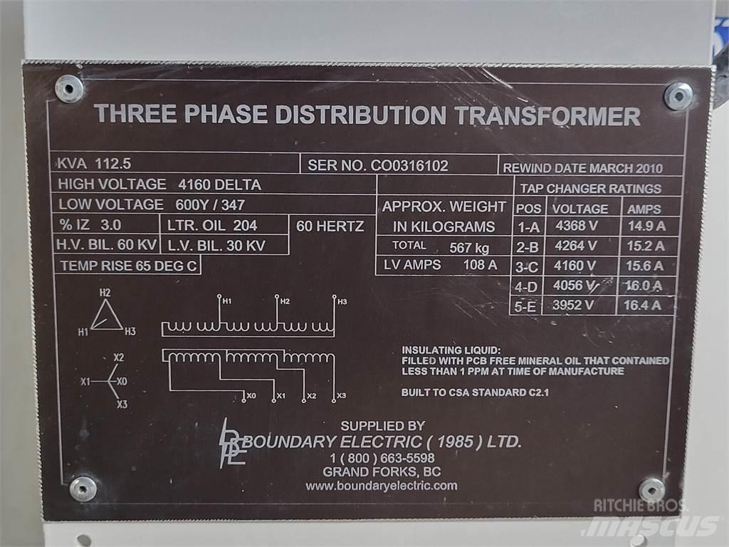  BOUNDARY ELECTRIC Maszyny budowlane - Inne