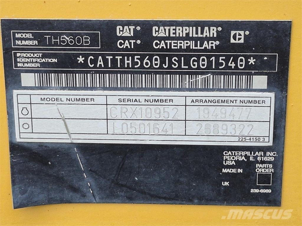 CAT TH560B Ładowarki rolnicze