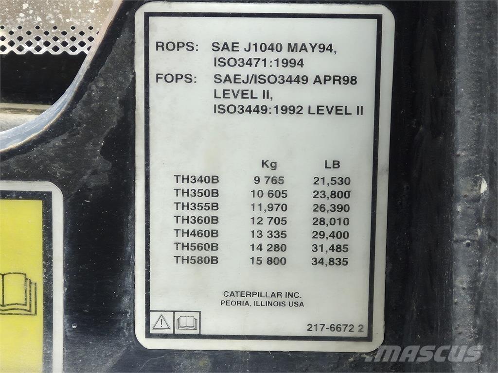 CAT TH560B Ładowarki rolnicze