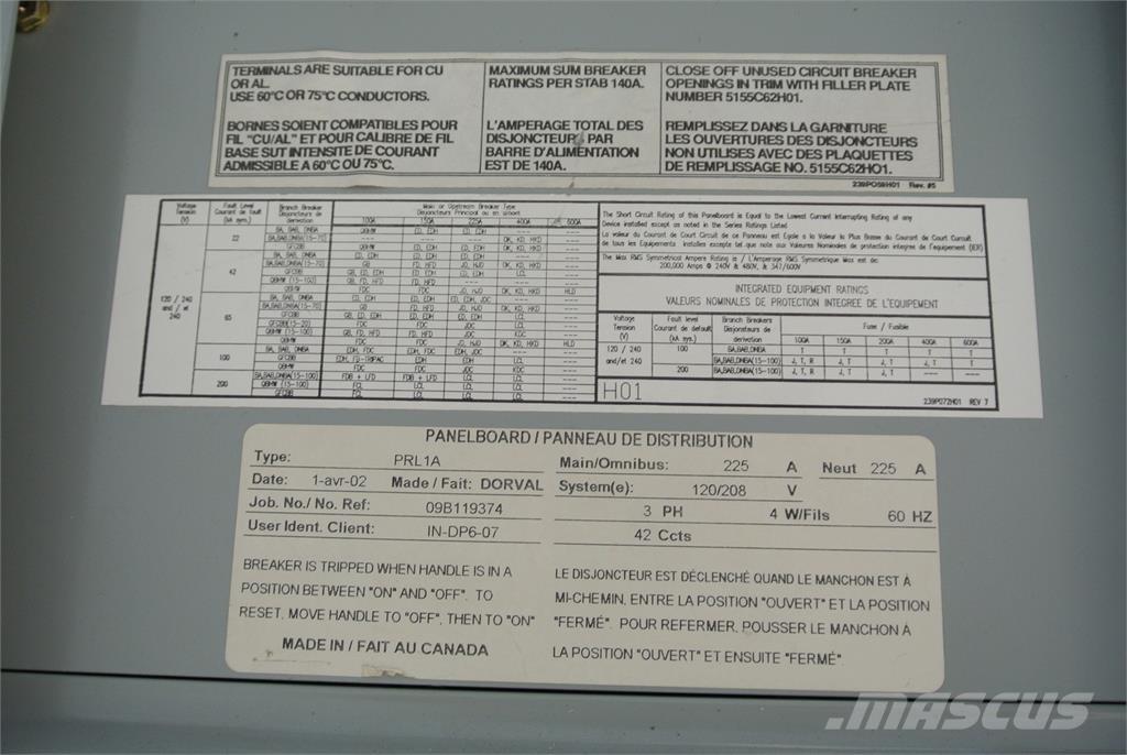  CUTLER-HAMMER PRL1A Maszyny budowlane - Inne