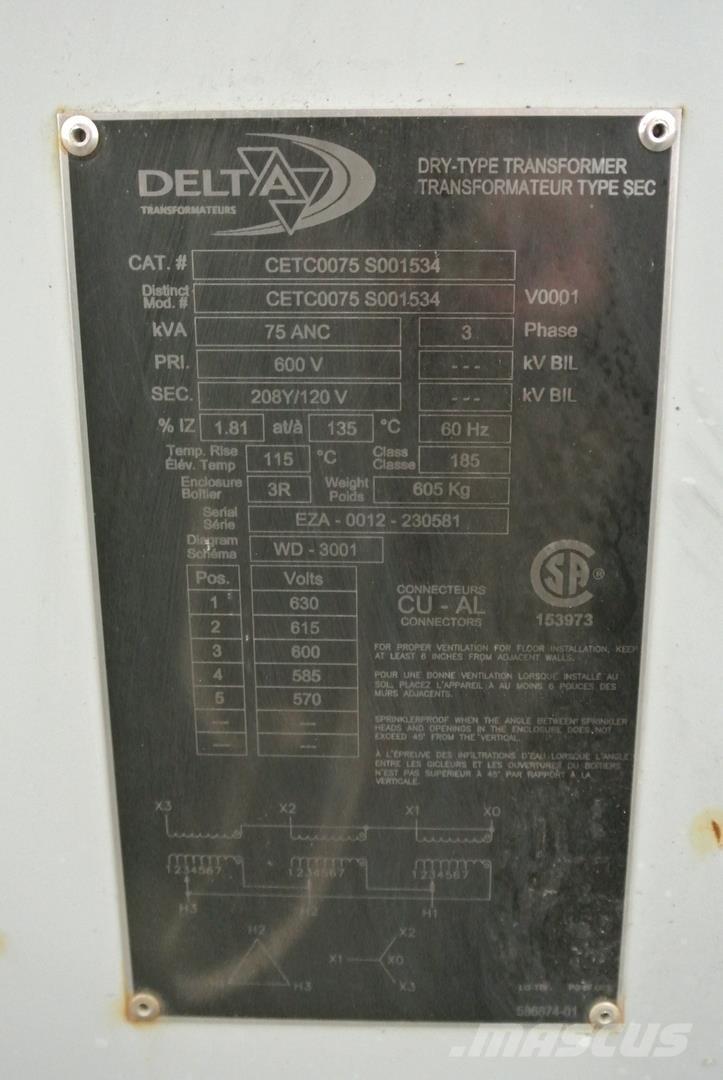 Delta CETC0075S001534 Maszyny budowlane - Inne