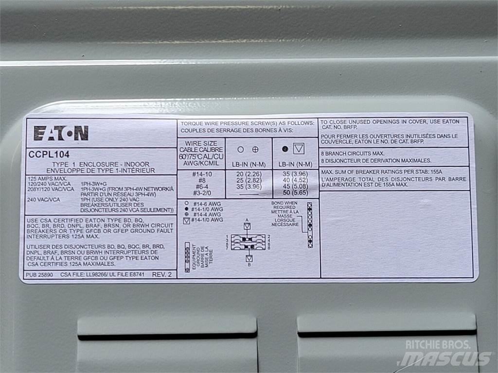 Eaton CCPL104 Maszyny budowlane - Inne